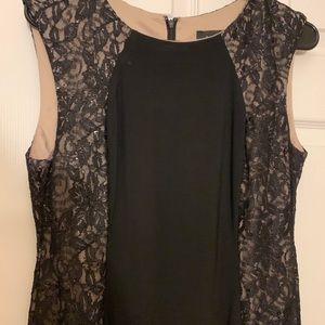 Long black evening dress